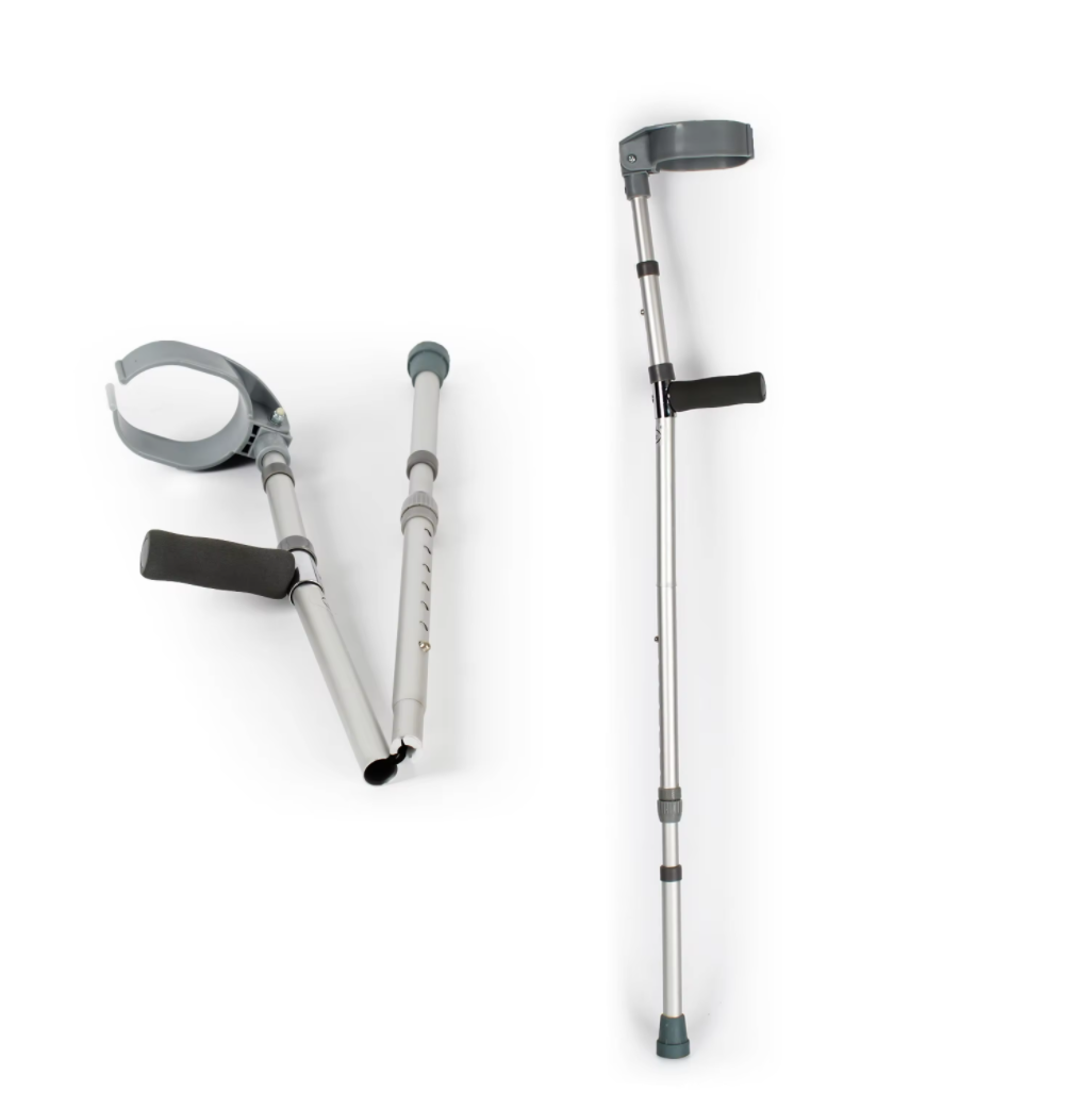 Folding Orthopedic 4-Leg Walking Cane with Adjustable Height