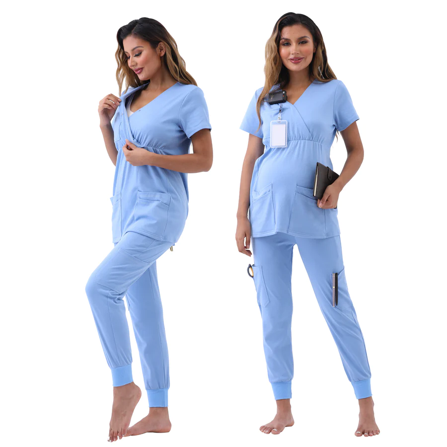 Maternity Scrubs Set For Women