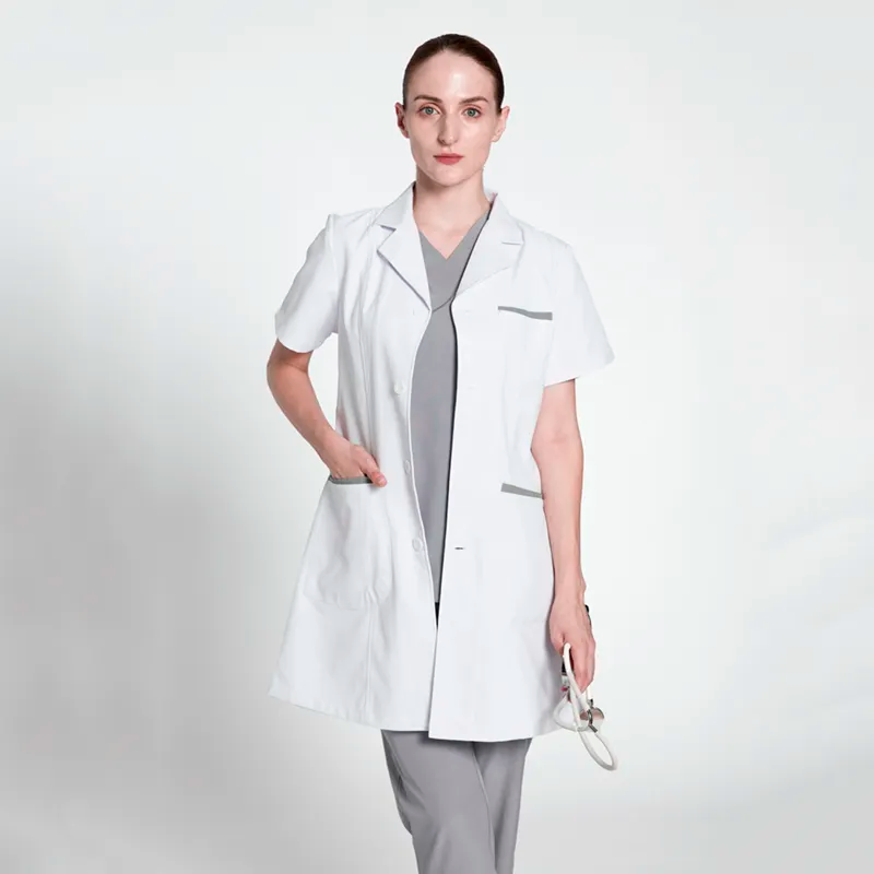Short Sleeve Unisex Hospital Medical Uniform